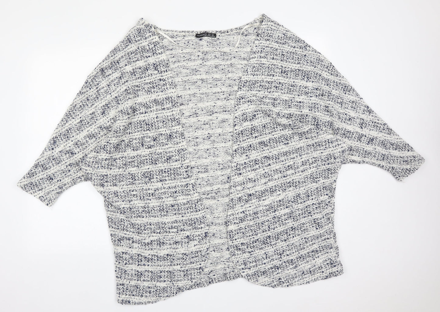 Atmosphere Womens Multicoloured  Striped Polyester Cardigan Jumper Size M