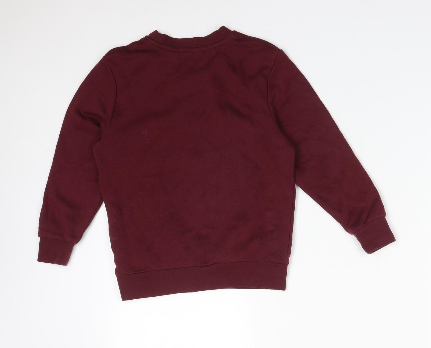 George Boys Red  Cotton Pullover Sweatshirt Size 5-6 Years