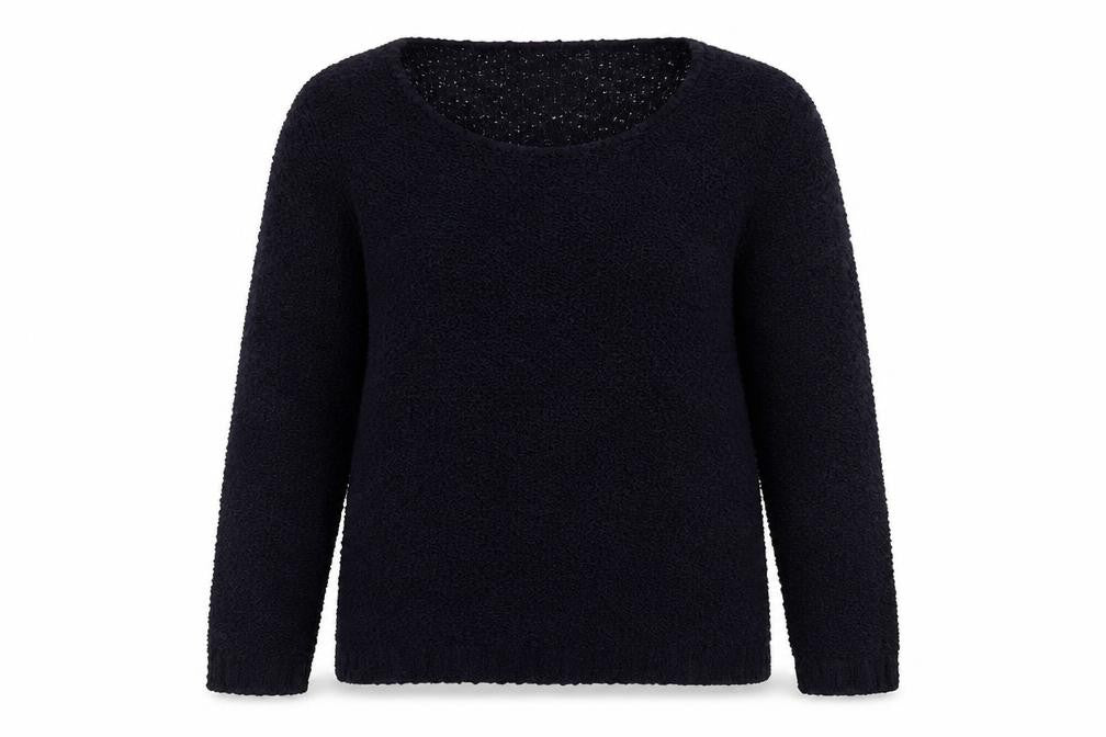 store twenty one Womens Blue Round Neck  Acrylic Pullover Jumper Size L
