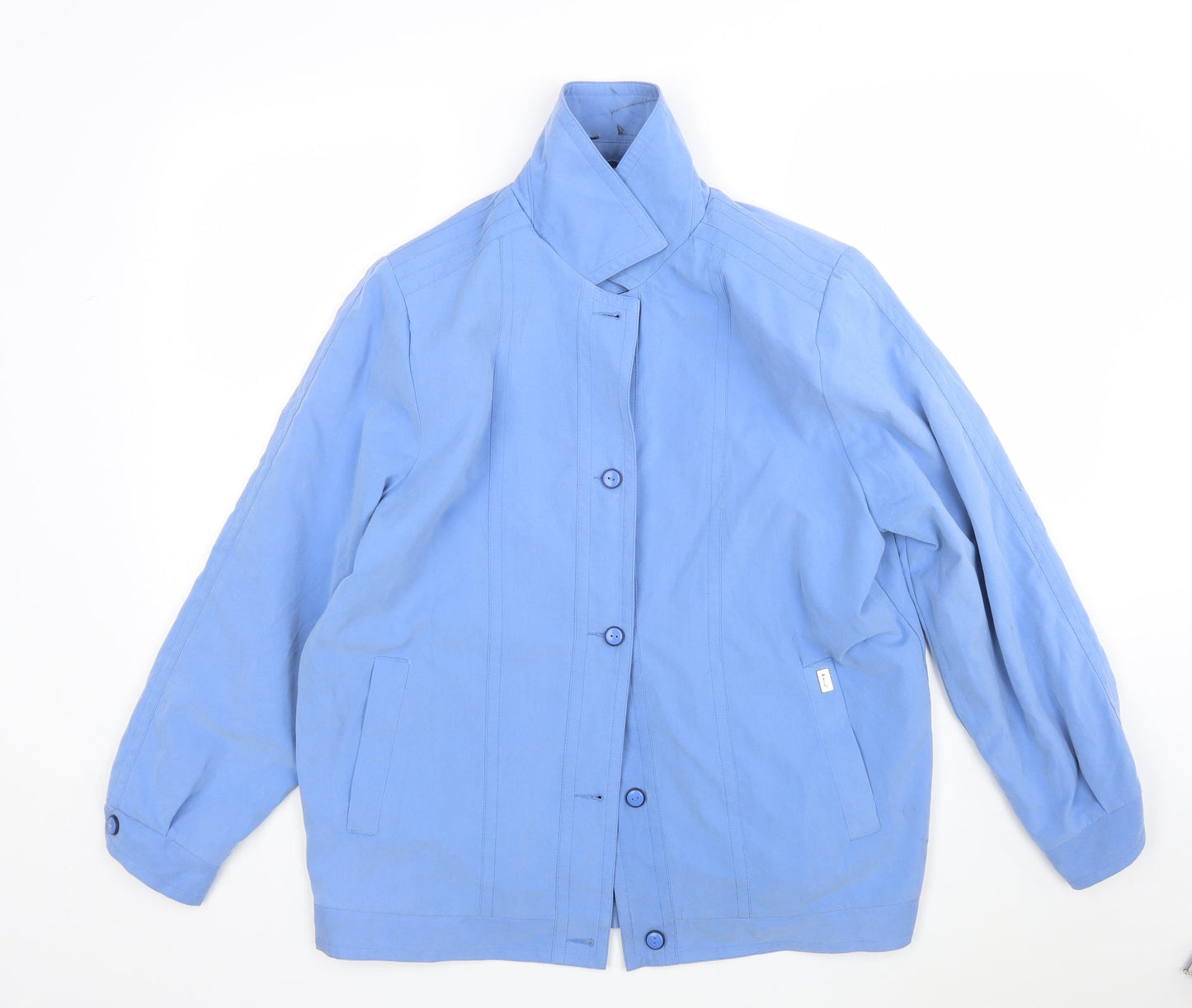 JBC Womens Blue   Overcoat Coat Size 16