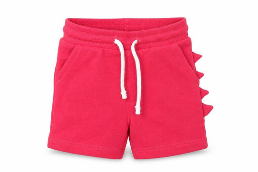 Matalan Boys Red  Cotton Sweatpants Trousers Size 9-12 Months   - Dinasour Fin like seam