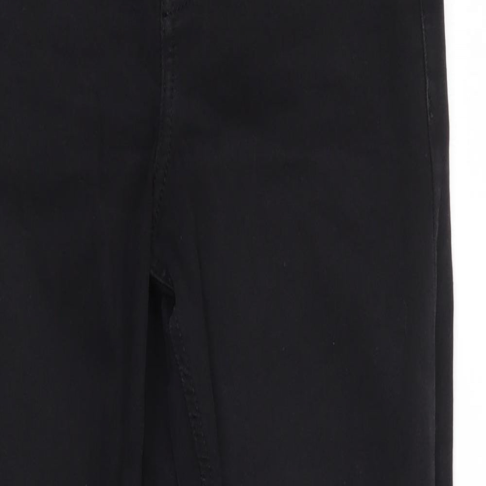 Topshop Mens Black  Cotton Skinny Jeans Size 26 in L25 in Regular  - cropped