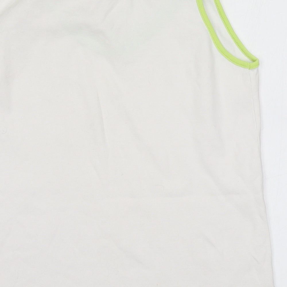 Jackpot Mens White   Basic Tank  Round Neck