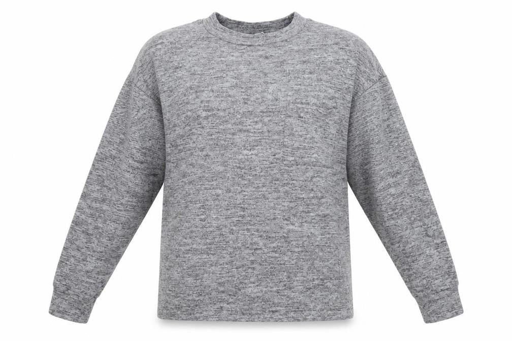 Capsule Womens Grey Round Neck Polyester Pullover Jumper Size 16