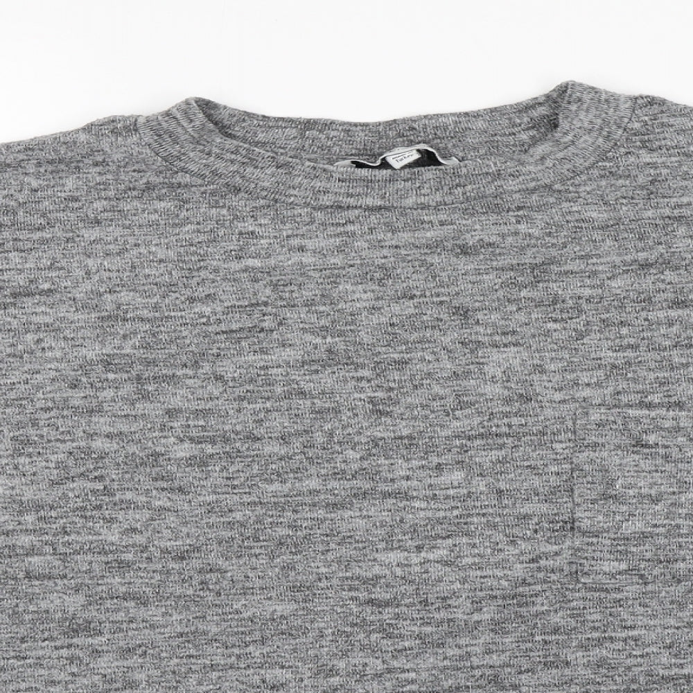 Capsule Womens Grey Round Neck  Polyester Pullover Jumper Size 16