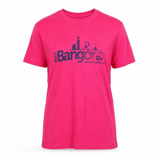 Roly Womens Pink  Cotton Basic T-Shirt Size S Round Neck  - Bangor