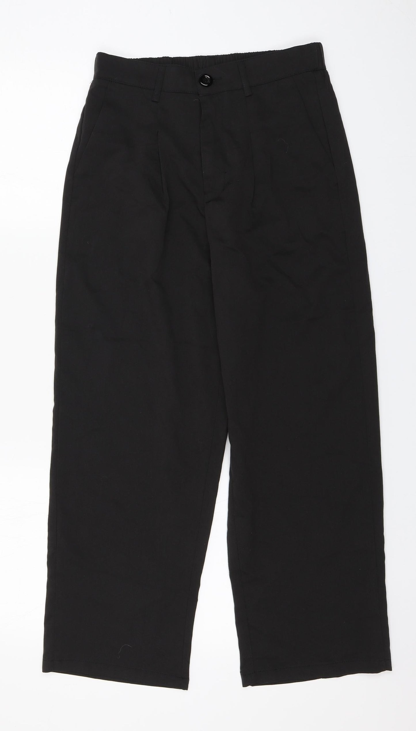 Preworn Womens Black   Trousers  Size 10 L23 in Regular