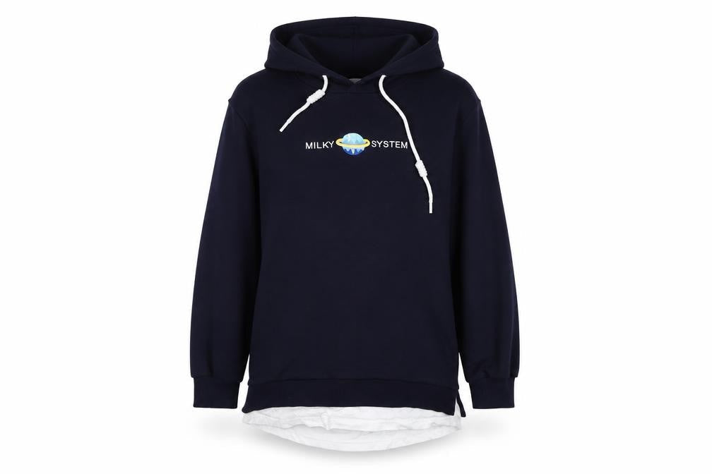 Preworn Girls Blue   Cape Hoodie Size 14-15 Years