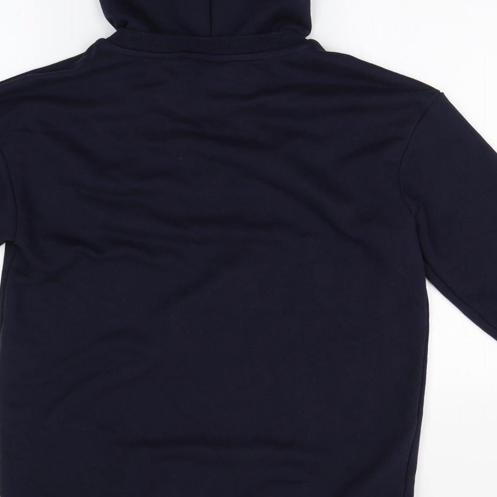 Preworn Girls Blue   Cape Hoodie Size 14-15 Years