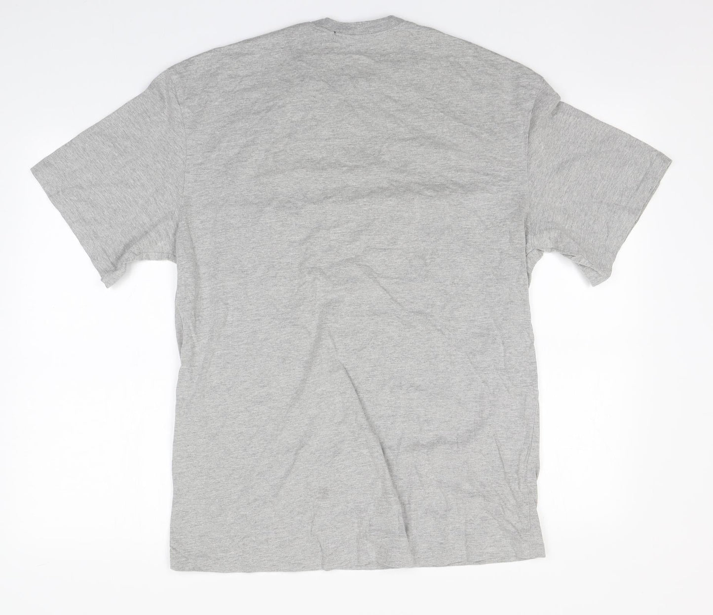 Preworn Mens Grey    T-Shirt  Round Neck