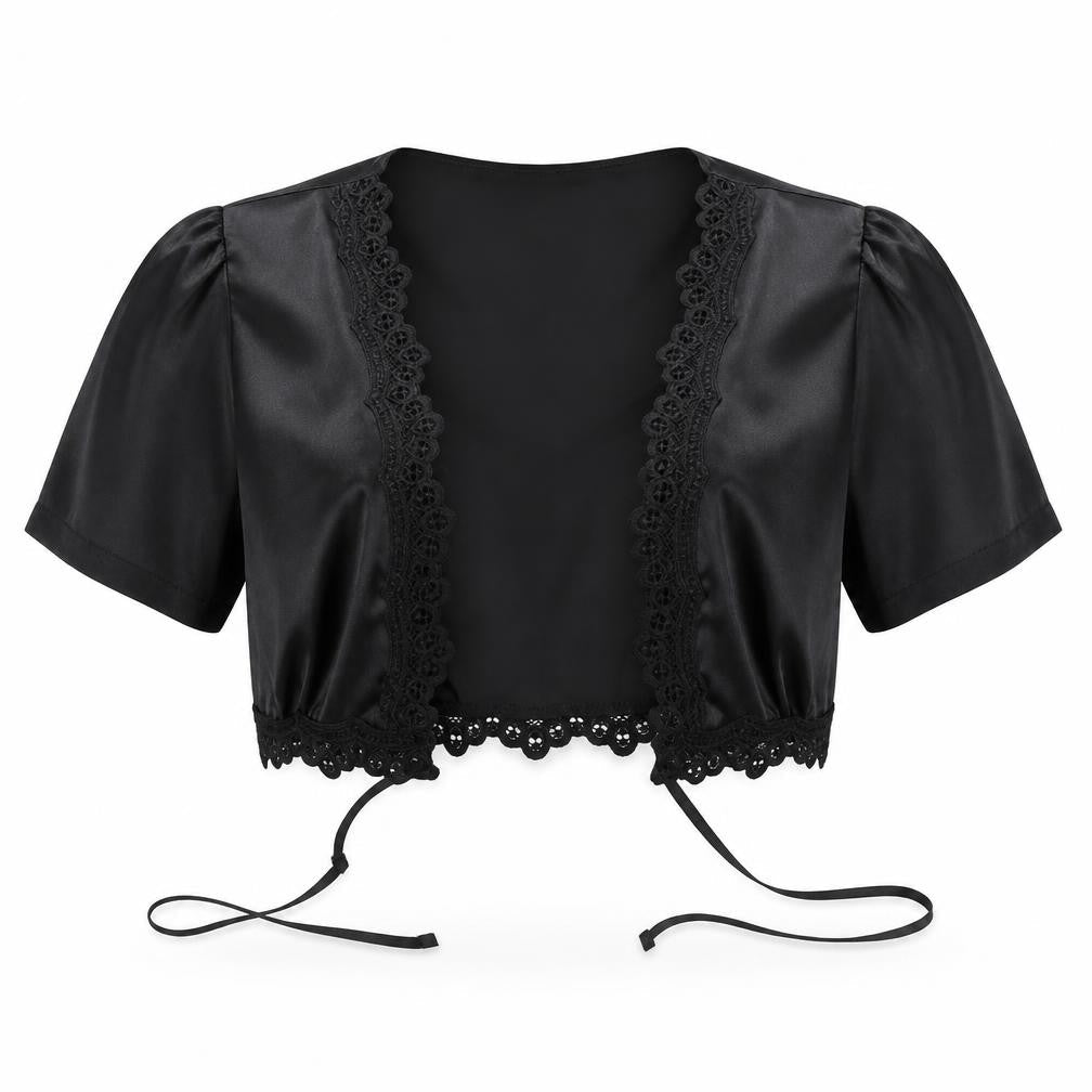 Preworn Womens Black Round Neck  Polyester Cardigan Jumper Size S