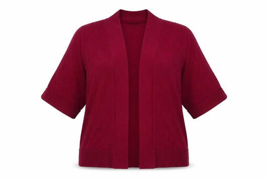 MudFlower Womens Pink Round Neck  Viscose Cardigan Jumper Size M