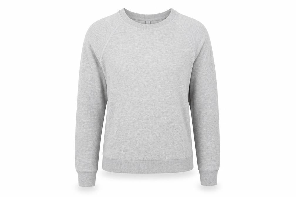 Divided Womens Grey Round Neck  Cotton Pullover Jumper Size XS