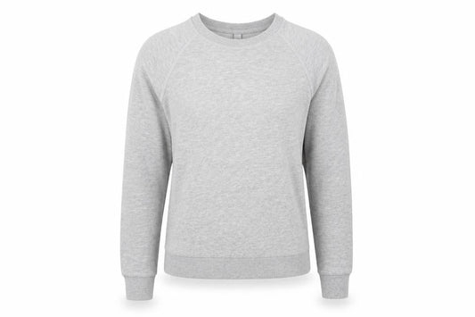 Divided Womens Grey Round Neck  Cotton Pullover Jumper Size XS