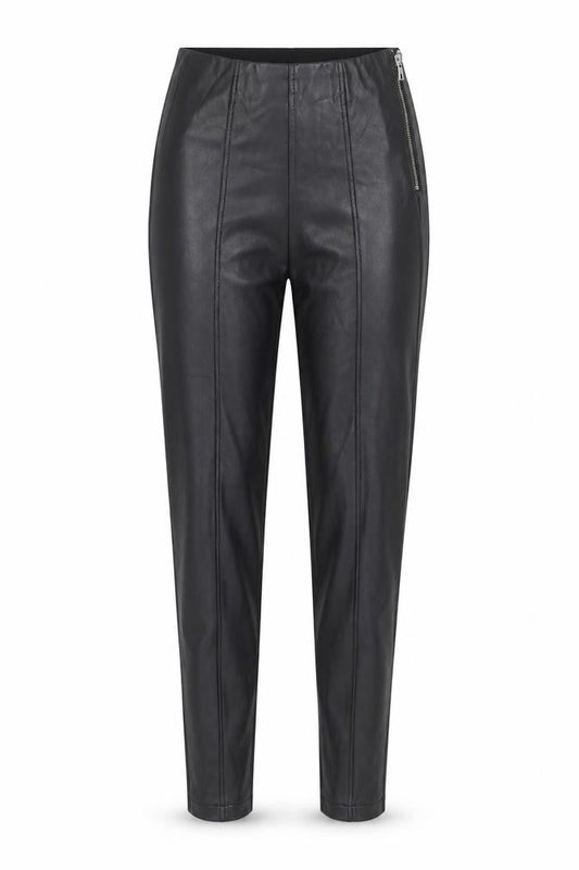 New Look Womens Black  Polyurethane Jegging Trousers Size 6 L28 in Regular