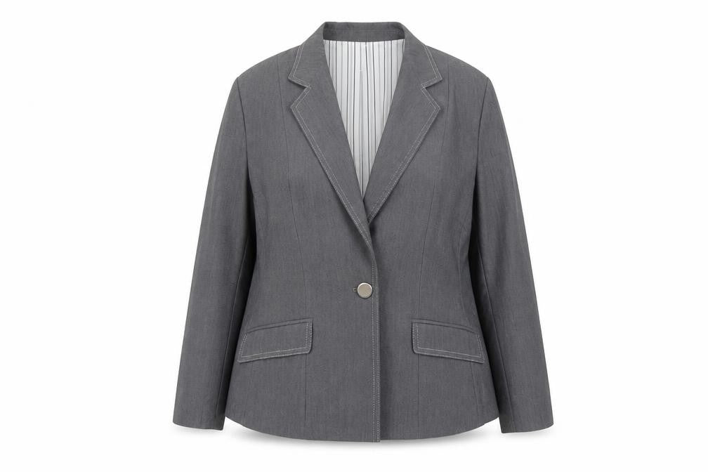 Suit Studio Womens Grey   Jacket Blazer Size 18