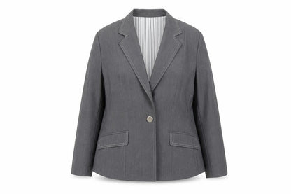 Suit Studio Womens Grey   Jacket Blazer Size 18