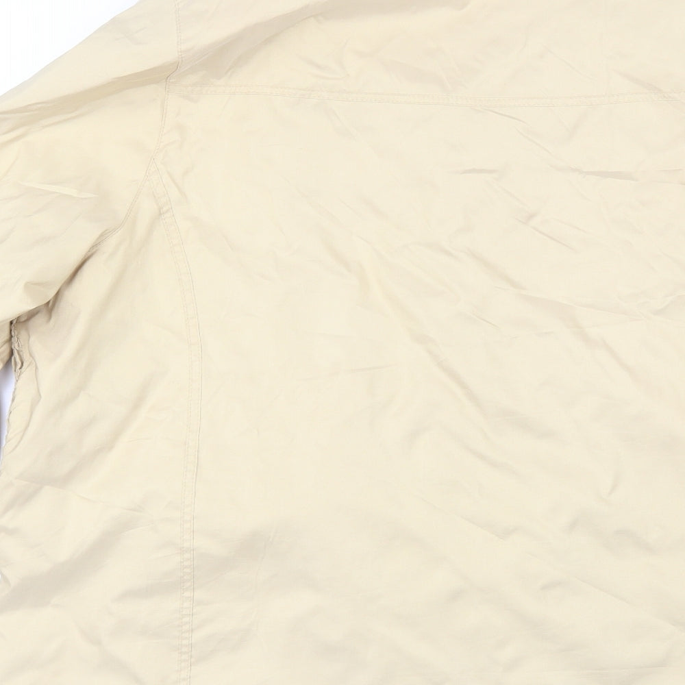 KM Design Womens Gold   Windbreaker Jacket Size 18