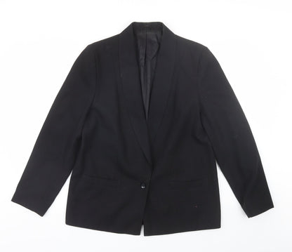 Littlewoods Womens Black   Jacket Blazer Size 12