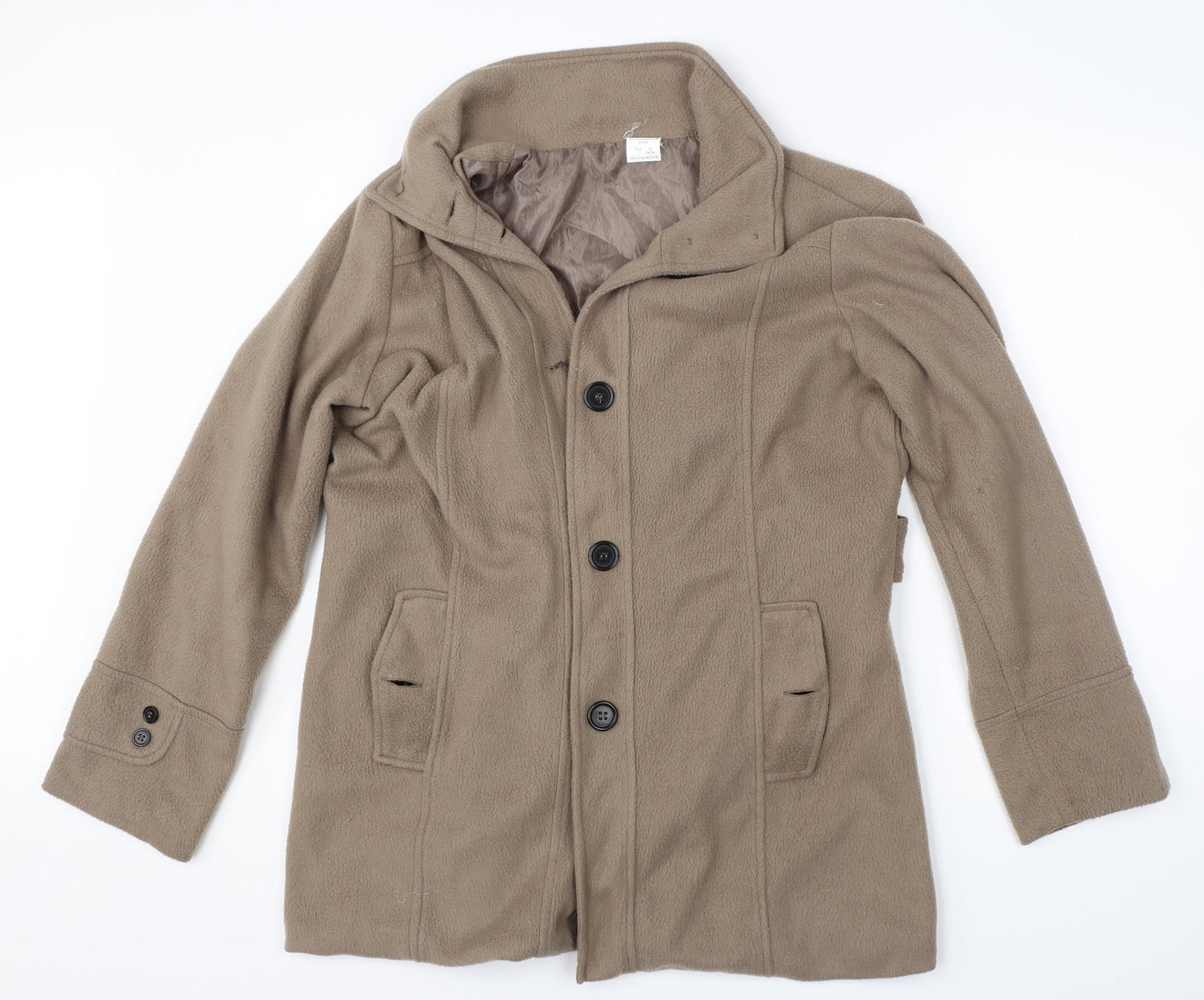 Anne De Lancay Womens Brown   Jacket Coat Size M