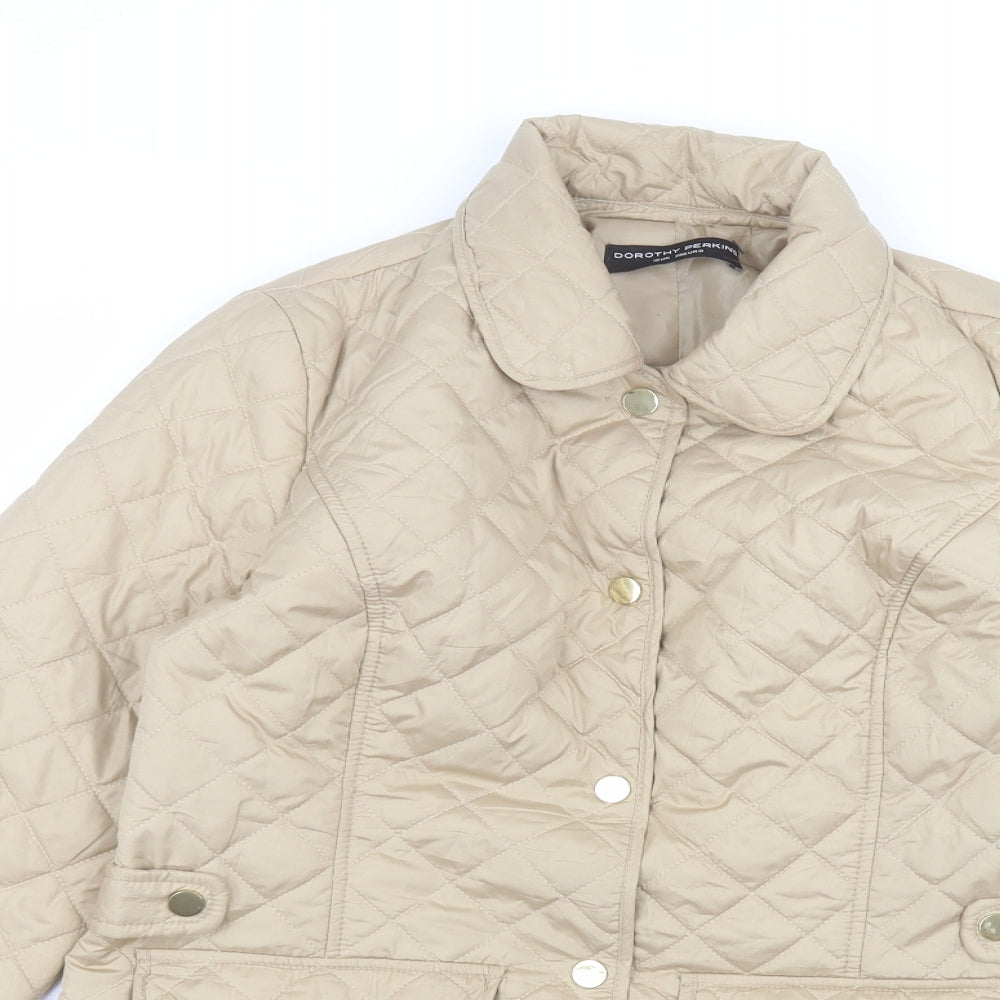 Dorothy Perkins Womens Brown   Jacket  Size 10