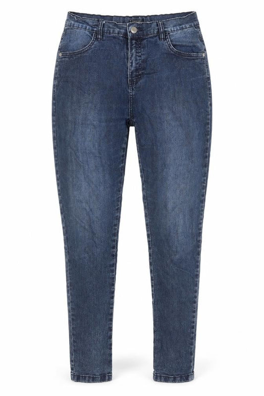 Womens Blue  Cotton Skinny Jeans Size 12 L28 in Regular