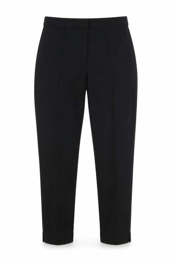 Marks & Spencer Womens Black  Viscose Trousers  Size 8 L26 in Regular
