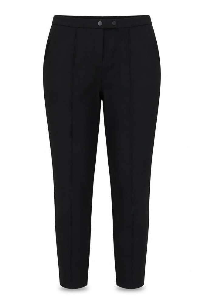 F&F Womens Black  Polyester Trousers  Size 10 L28 in Regular