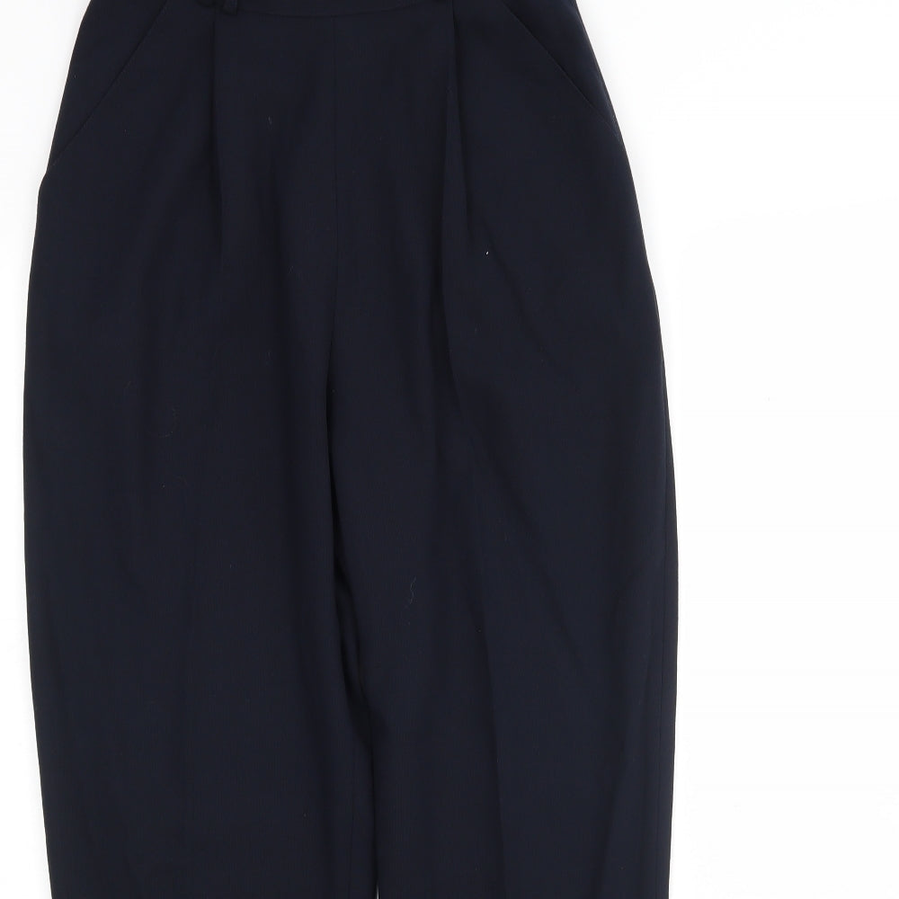 Richards Womens Blue  Polyester Trousers  Size 12 L27 in Regular