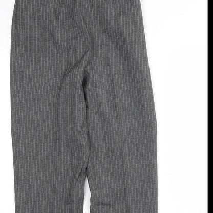 Preloved Daxon Womens Multicoloured Striped Polyester Trousers  Size 12 L30 in Regular - Detail