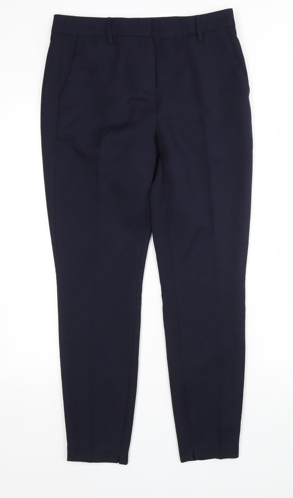 NEXT Womens Blue  Polyester Trousers  Size 8 L28 in Regular
