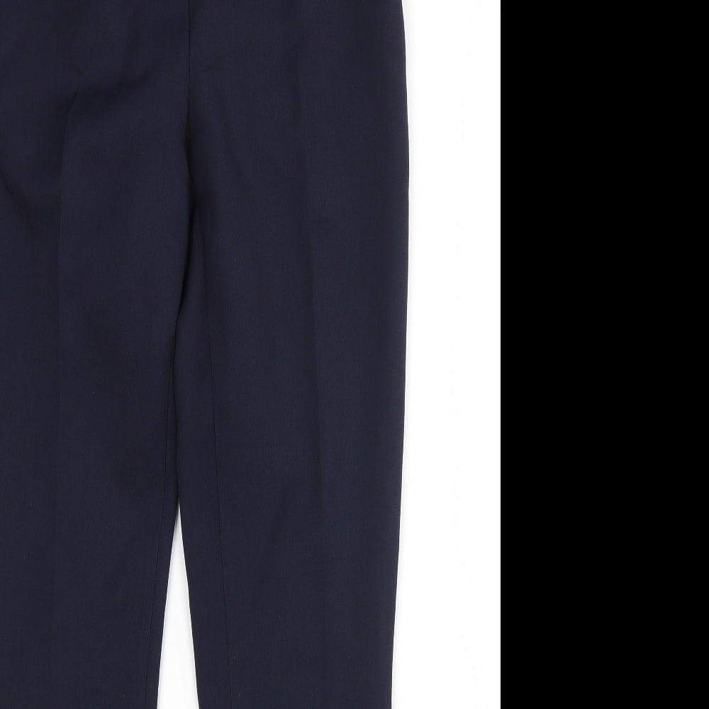 NEXT Womens Blue  Polyester Trousers  Size 8 L28 in Regular