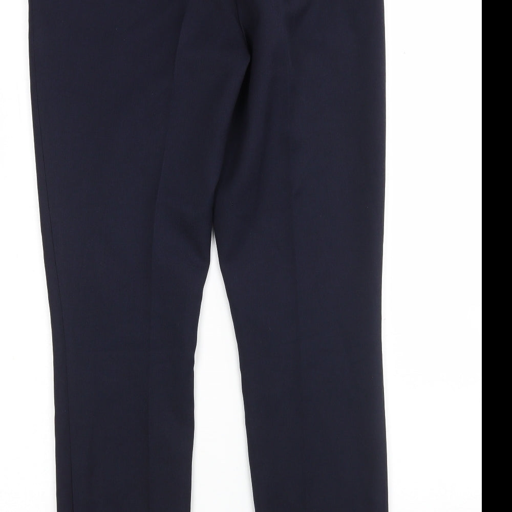 NEXT Womens Blue  Polyester Trousers  Size 8 L28 in Regular