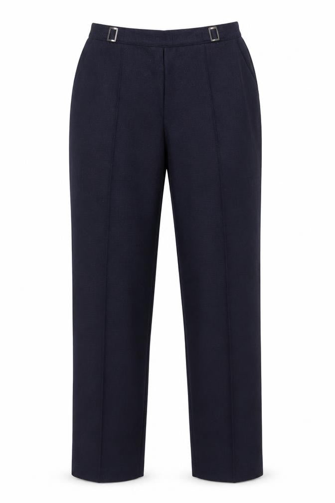 Marks & Spencer Womens Blue  Polyester Trousers  Size 10 L29 in Regular