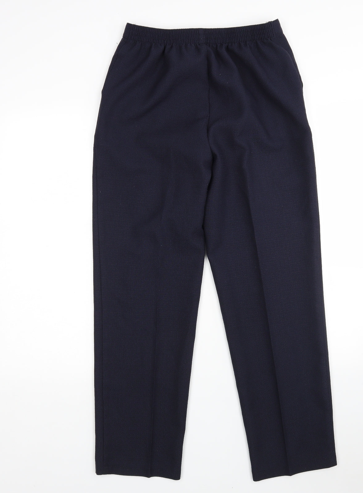 M&S Womens Blue  Polyester Trousers  Size 10 L29 in Regular