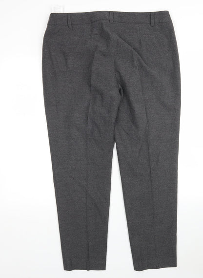 Preloved Gerry Weber Womens Grey  Polyester Trousers  Size 18 L28 in Regular - Back