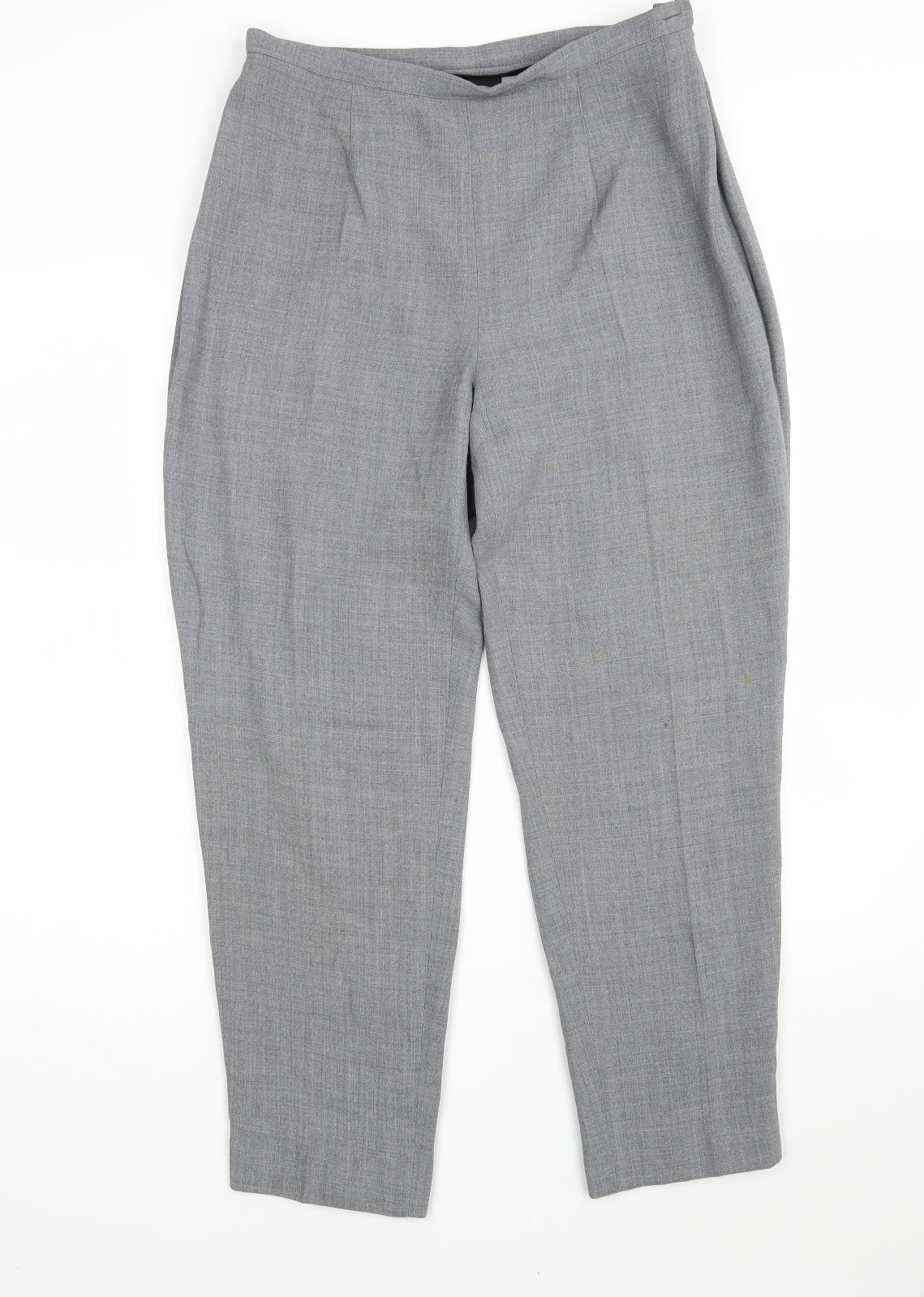 Principles Womens Grey  Viscose Trousers  Size 12 L27 in Regular