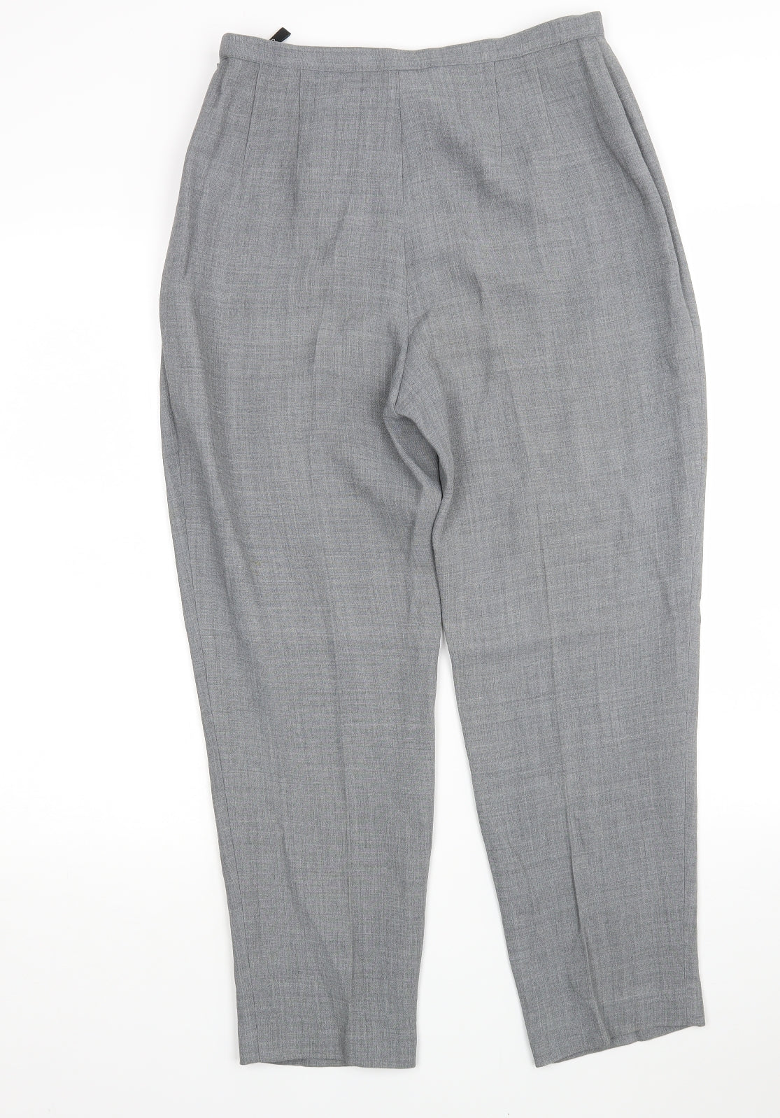 Principles Womens Grey  Viscose Trousers  Size 12 L27 in Regular