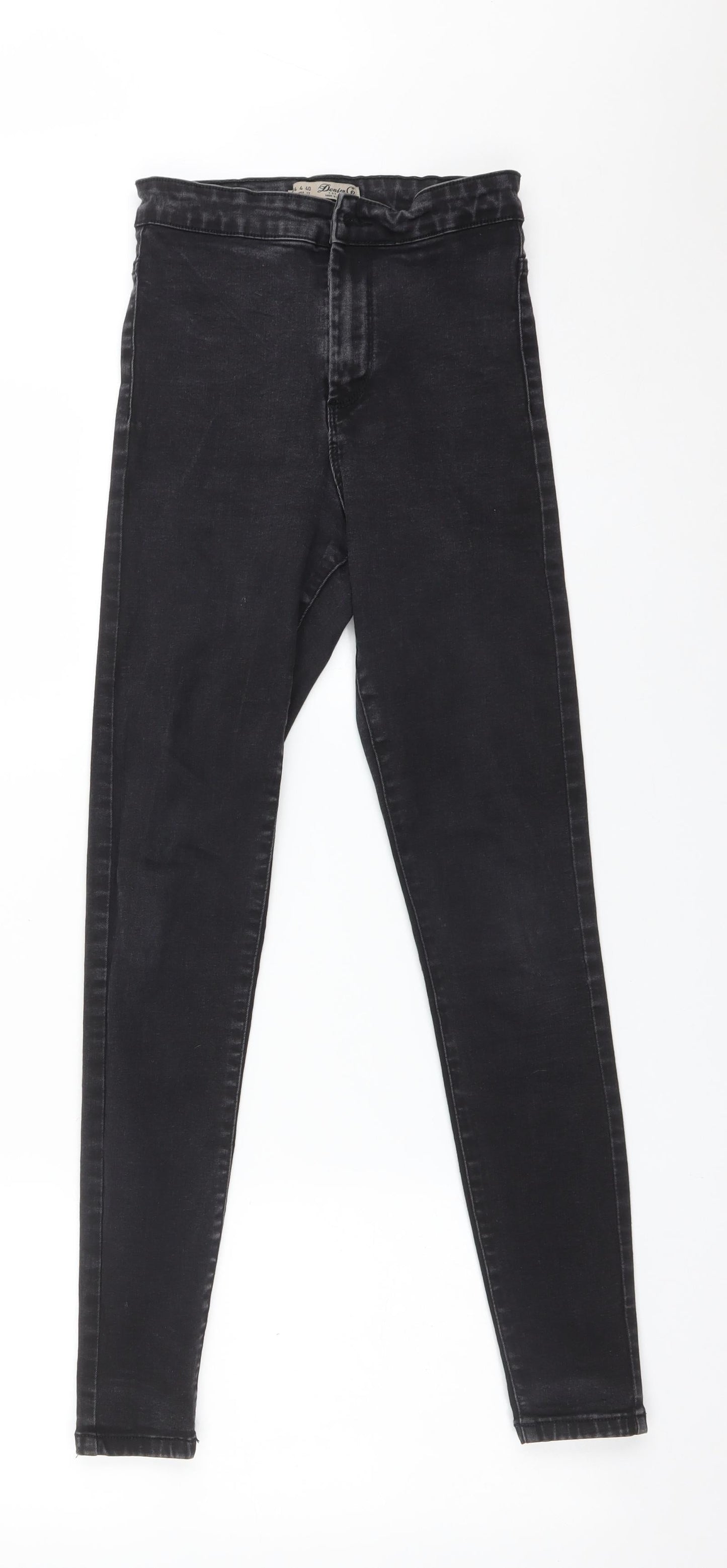 DENIM CO Womens Black  Cotton Jegging Jeans Size 8 L27 in Regular
