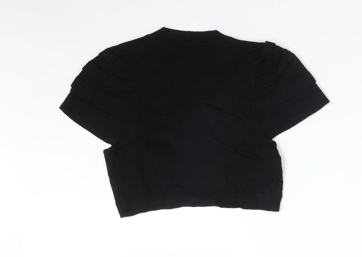 Papaya Womens Black   Viscose Cardigan Jumper Size 12