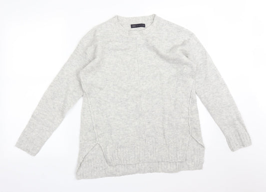M&S Womens Grey  Acrylic Pullover Sweatshirt Size S