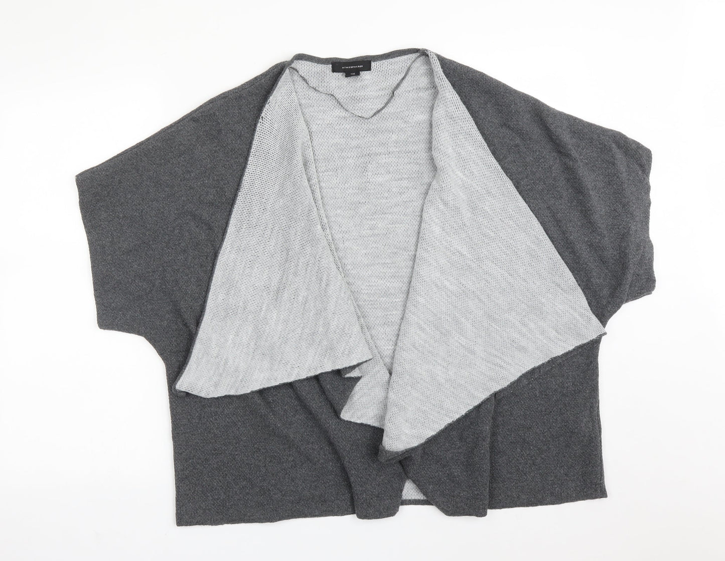 Atmosphere Womens Grey   Acrylic Cardigan Jumper Size M