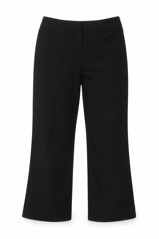 Debenhams Womens Black  Polyester Dress Pants Trousers Size 12 L30 in Regular