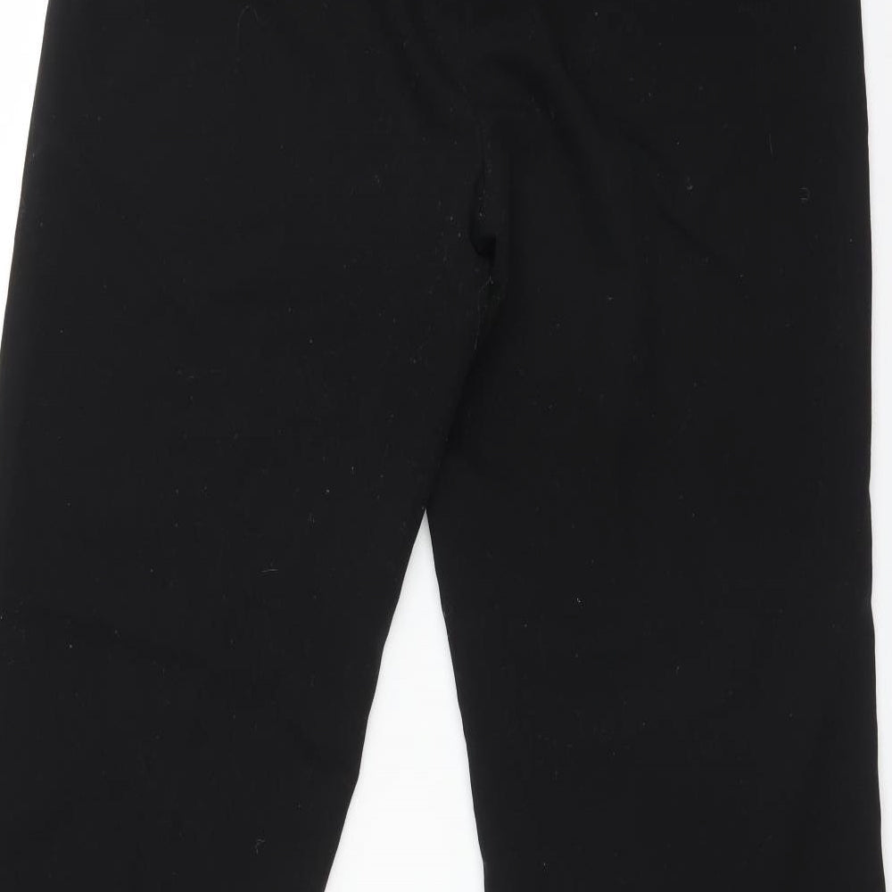 Debenhams Womens Black  Polyester Dress Pants Trousers Size 12 L30 in Regular