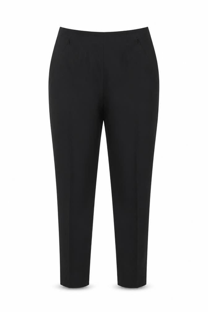 ST MICHAEL Womens Black  Polyester Trousers  Size 14 L27 in Regular