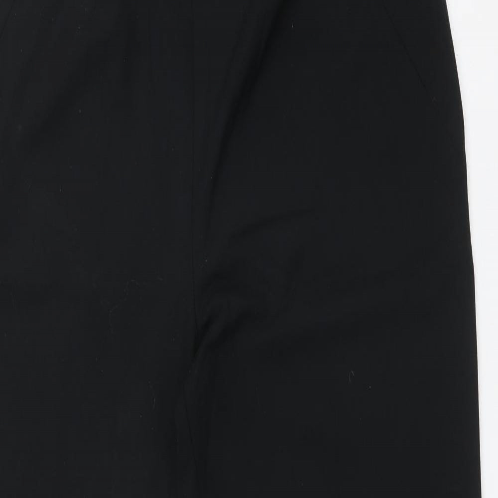 ST MICHAEL Womens Black  Polyester Trousers  Size 14 L27 in Regular