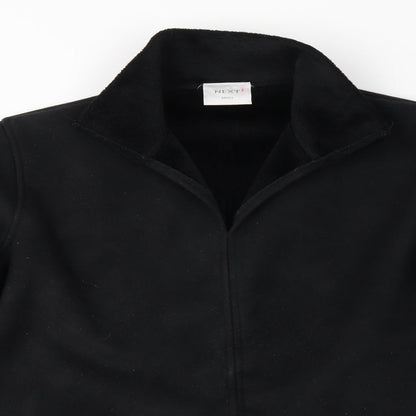 Next Womens Black Collared  Polyester Pullover Jumper Size S