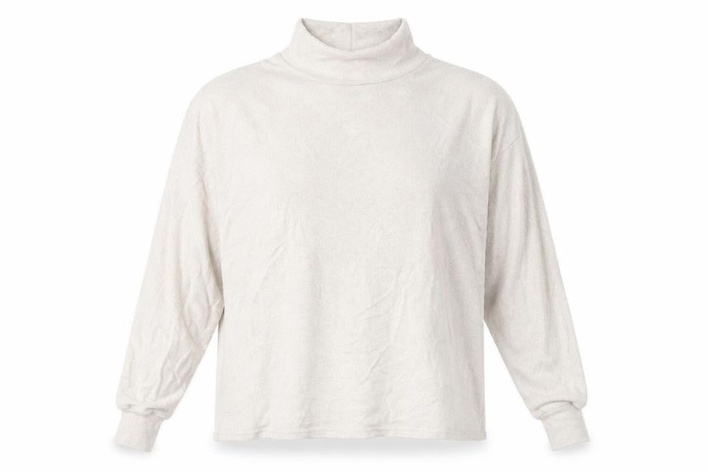 New Look Womens Beige Roll Neck  Viscose Pullover Jumper Size M