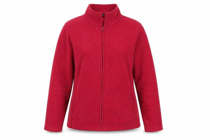 EWM Womens Pink High Neck  Polyester Full Zip Jumper Size 14