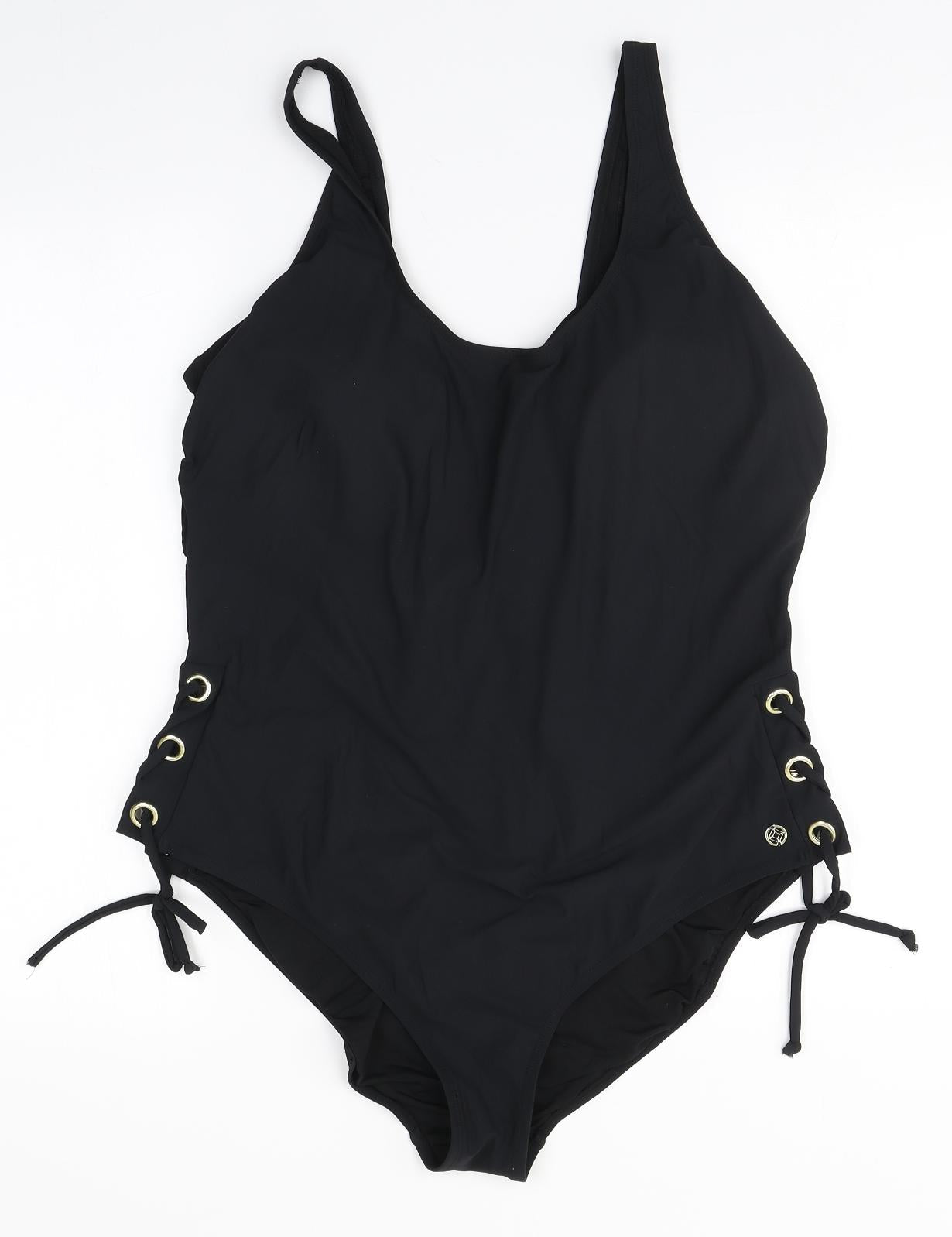 Preworn Womens Black   Leotard One-Piece